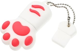 CAXUSD Cat's Claw High Speed u Disk USB Drive USB Flash Drive Pen Drive Cat Paw Flash Drive USB Flash Drives Laptop Flash PVC White USB Stick Cartoon Pen Drive Thumb Animal U Disk