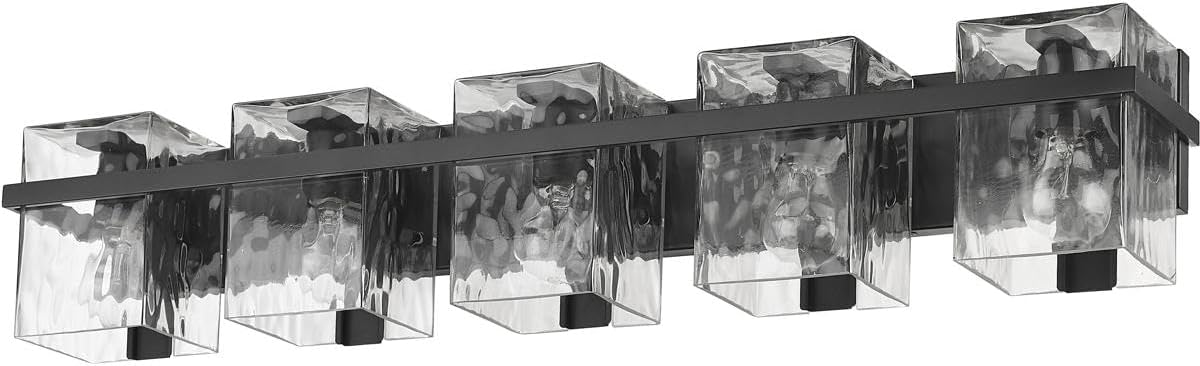 Z-Lite 1938-5V-MB Bennington Vanity, 5-Light 500 Total Watts, Matte Black