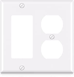 ELEGRP 1-Gang Blank Device Wall Plates, Standard Size 4.5" H X 2.75 L - View #10