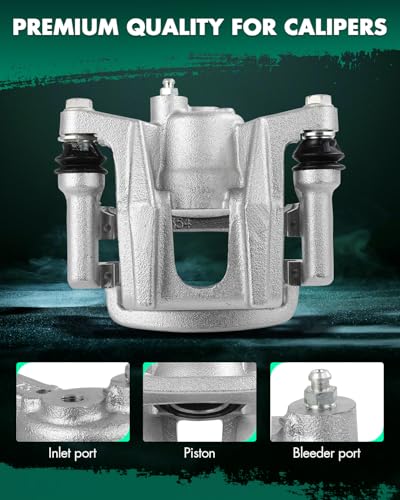 Image of SCITOO 19B6035 Rear Left Disc Brake Caliper Assembly w /Bracket for Toyota for Venza 2009-2016