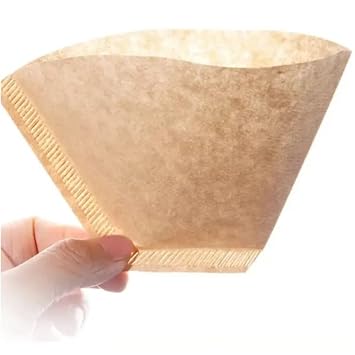 Bean Bliss ® Coffee Filter Papers (1-4 Cups) Pack of 40 – For Melitta & Hario | Unbleached Natural| U-Conical Shaped Coffee Drippers – No Blowout| Disposable| Ideal for Pour Over & Drip Coffee Makers.
