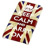  Handy Lux® Schutz Hülle für Motorola Razr i XT 890 Hard Case Etui Cover Involto Motiv Design Hülle UK Flagge Retro Keep Calm and Carry On