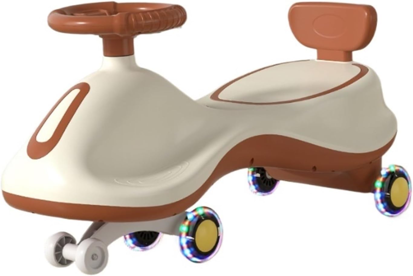 Wiggle Car Ride On Car Swing Wiggle Car with Flashing Wheels Music Anti-Rollover, for Indoor and Outdoor Toys Vehicle