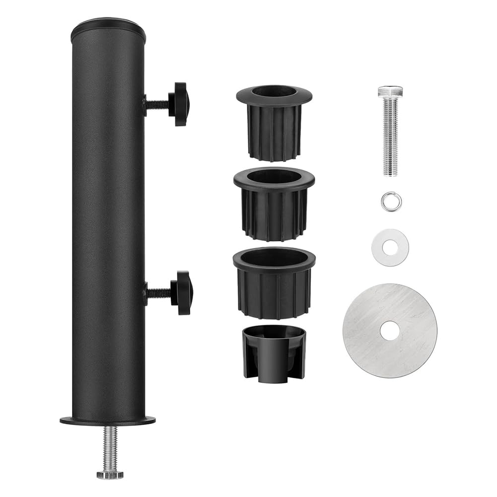 CTRLZS Umbrella Stand Tube Outdoor,Outside Stone Umbrella Tube Base,Table Umbrella Tube Bracket,DIY Umbrella Tube Mount