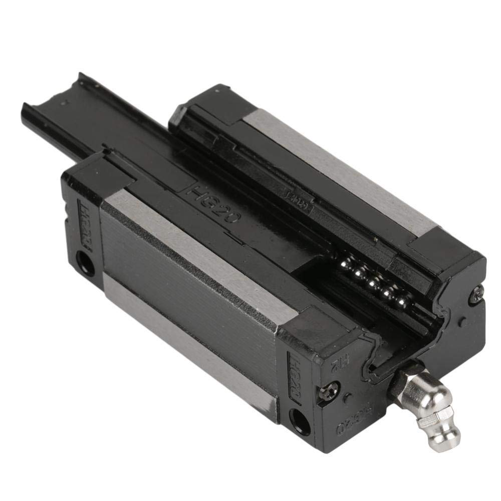 Otwarty liniowy blok ślizgowy z łożyskami kulkowymi do prowadnicy szyny CNC, HGH20CA, 20 mm
