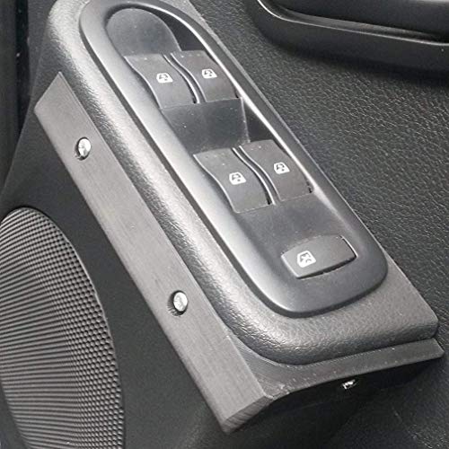 Jabtek Dacia Duster Drivers kniesteun: RHD Zwart