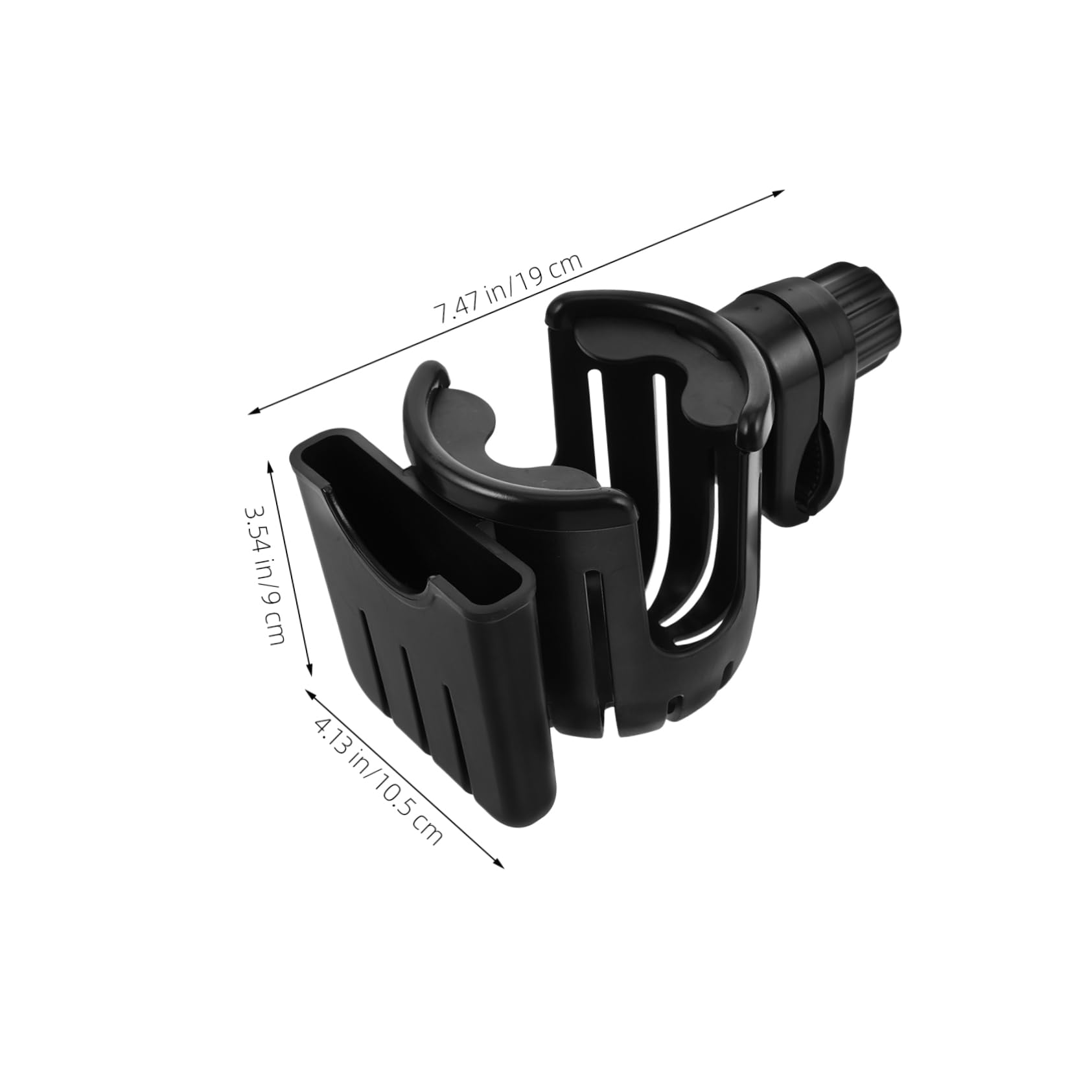GARVALON Stylish Bike Bottle Holder Universal Drink Holder for Stroller Walker Mobile Phone Nonslip Cup