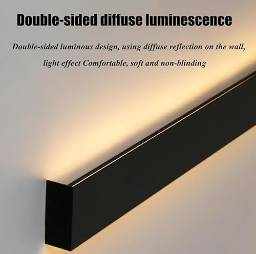 Miniatura 7 de Pasamanos LED para escaleras interiores, pasamanos de pared de pasillo de villa, barra de agarre de pared con sensor de cuerpo simple, pasamanos