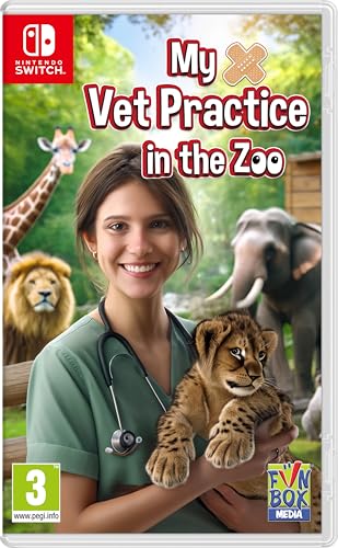 My Vet Practice in the Zoo Nintendo Switch juego de simulación veterinaria y cuidado de animales