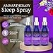 Pillow Sleep Spray Mist for Deep Sleep | Help Stress & Anxiety Relief Aid | (Pack of 3) Calming Lavender, Vanilla, Rose Mist | by Combat Cleaner