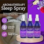 Pillow Sleep Spray Mist for Deep Sleep | Help Stress & Anxiety Relief Aid | (Pack of 3) Calming Lavender, Vanilla, Rose Mist | by Combat Cleaner - Image 2