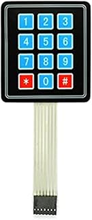 لوحة مفاتيح غشاء ماتريكس 4×3، بيج داكن / تان