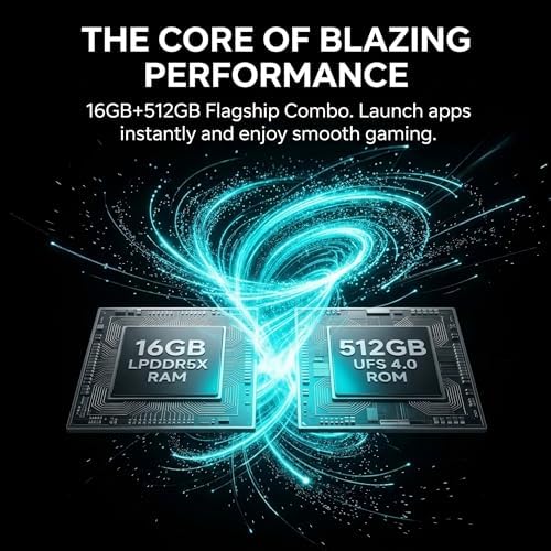 FNCOCO Unlocked Cell Phones, 16GB+512GB Android Phone, Android 16 Smartphone, 108MP+68MP Camera, 6.9“+120Hz HD Screen, 7000mAh Long Battery Life, Dual SIM, Face ID, GPS-Orange - 1