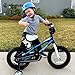 RoyalBaby Freestyle Kids Bike 14 Inch Childrens Bicycle with Training Wheels Toddlers Boys Girls Beginners Ages 3-5 Years, Blue