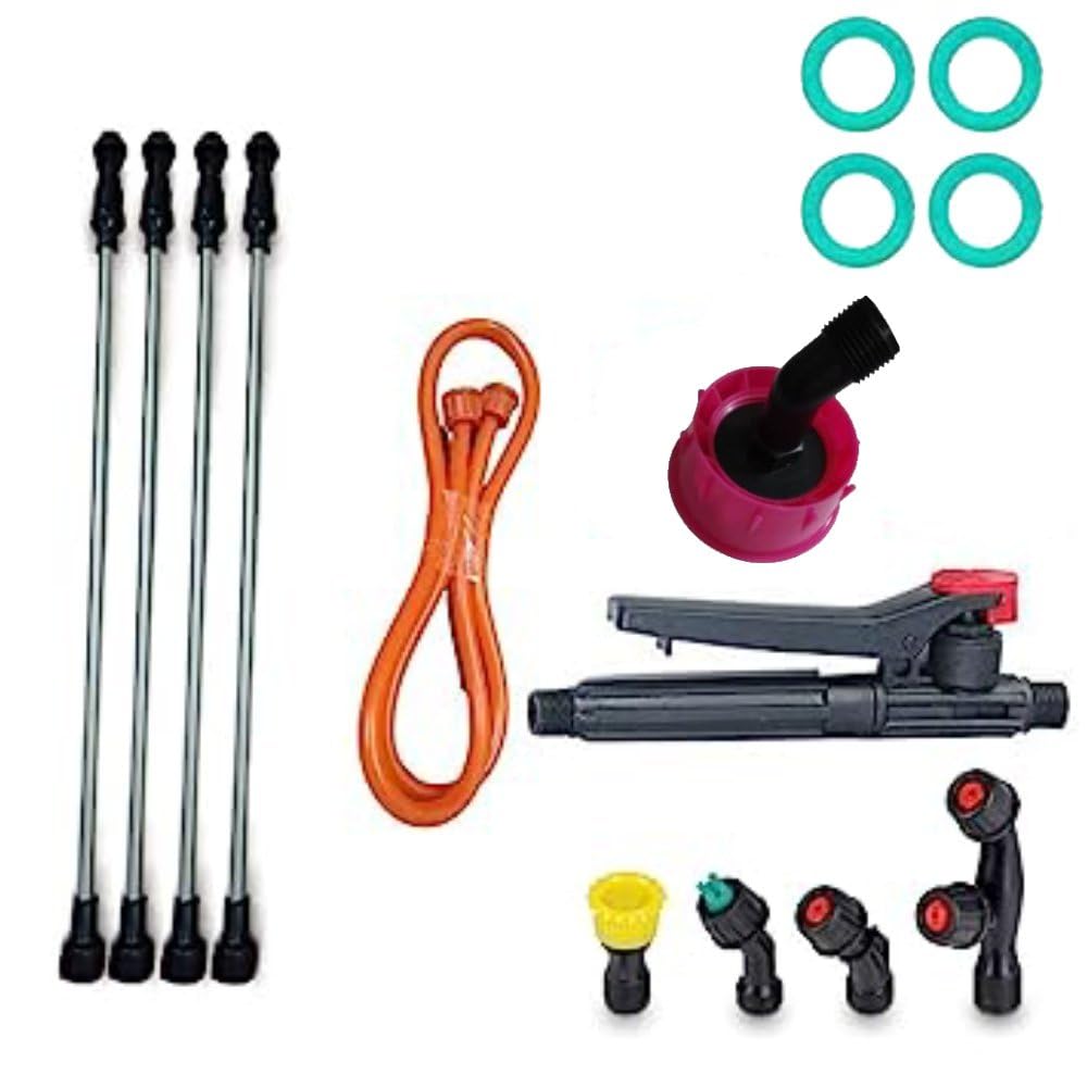 Gardenify India Agriculture Sprayer Pump 4 Lance with 5 Above Nozzles with Lance Kit Pack of 1 (B0BT1MX53Q) Amazon Price History, Amazon Price Tracker