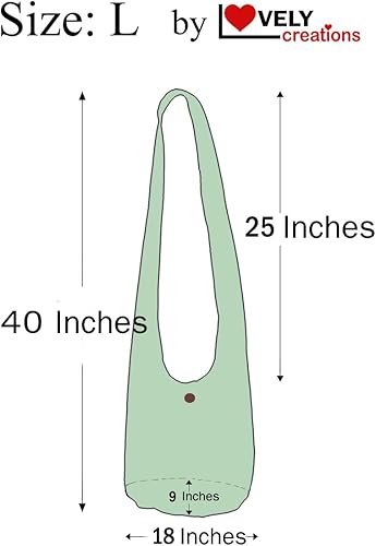 Miniatura 6 de Lovely Creations s Hippie Boho Nuevo Elefante Crossbody Bohemio Gypsy Sling Hombro Tamaño Grande