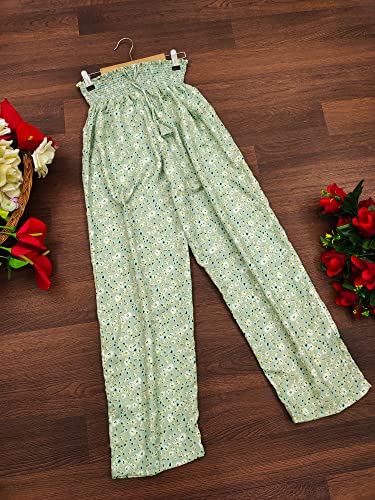 Image of Leriya Fashion Women's Mix Cotton & Rayon Pants Stretchy Work Slacks Business Casual Office Straight Leg /Regular Fit Trouser Pant