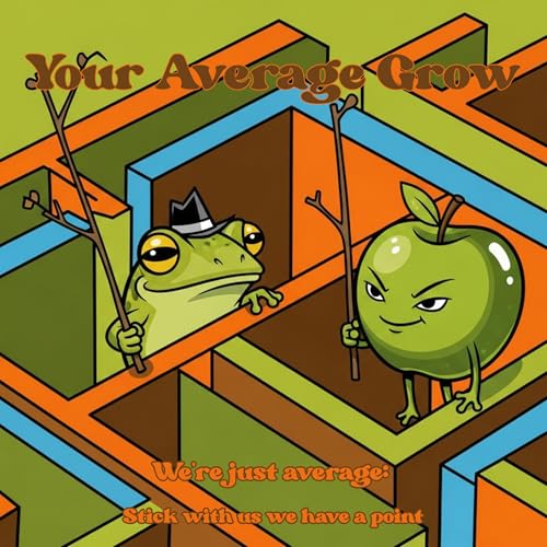 『We're just average: Stick with us we have a point』のカバーアート