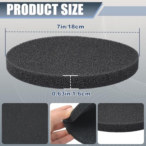 Image of Fx4 Carbon Filter Pads Compatible with Fluval FX4 FX5 / FX6 Canister Filter,Replacement Carbon Impregnated Foam Pads Aquarium Filter Media Pack of 12