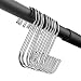 Produktbild SIENOC 10ST dauerhafte s-förmige Anti-Rost Metall Kleiderbügel Metall-Haken Pothooks - Größe M (Silber)