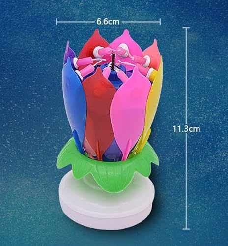 Littla Lotus Candle Led Festive Electric Lotus Candles Visual Effect Solid Paraffin Unique Creative (Pink 3 Pcs) #TOP4