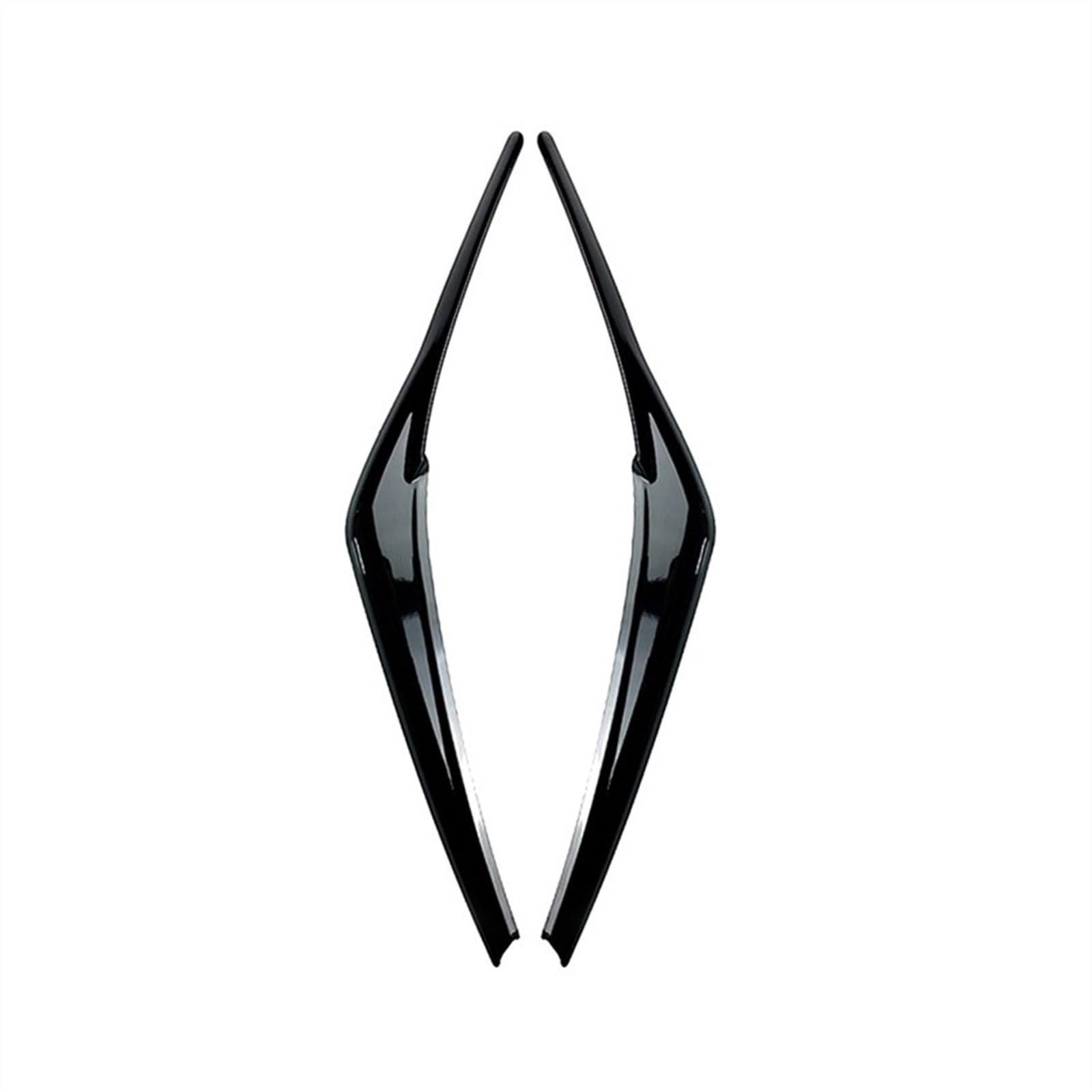 Car Front Headlights Eyebrow Eyelid Trim Cover Headlamp Sticker for Camry 2018 2019 2020 2021 2022(Gloss Black)