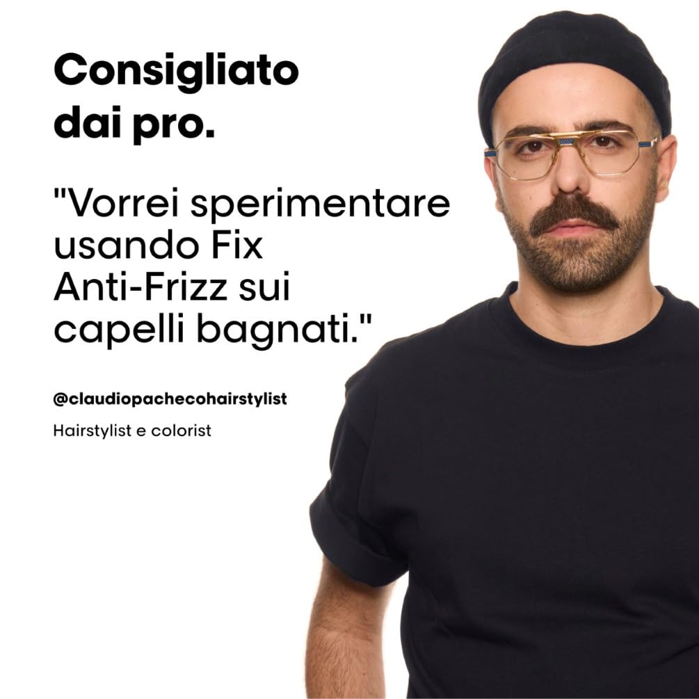 L'Oréal Professionnel, Spray Fissante, Anti-Crespo, Anti-Statico, Per Capelli Crespi, Lunga Tenuta, Look Naturale, Tecni Art Fix Anti-Frizz, 250 ml