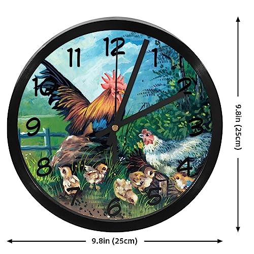 Horloge murale silencieuse sans tic-tac pour retrouver le sommeil - 5