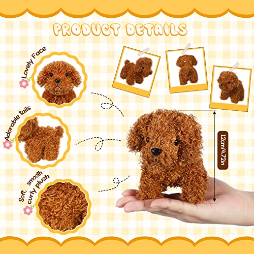 20 Pcs Mini Plush Dogs Small Stuffed Dog Bulk Cute Plush Toy Puppy Party Favors Soft Stuffed Dog Doll For Goodie Bag Fillers Back To School Birthday Party Favor Gift Carnival Prize (Curly Style) #TOP1