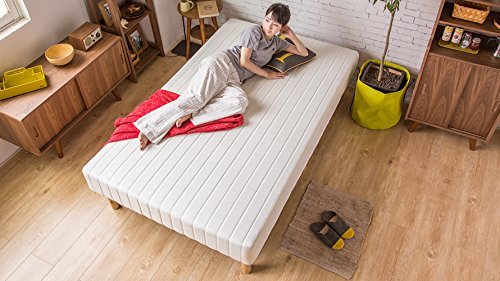 Amazon｜モダンデコ 脚付き マットレス ベッド シングル