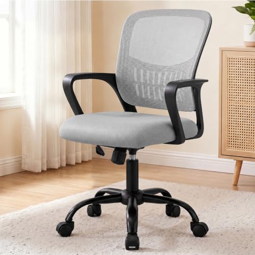 Image of DUMOS Ergonomic Office Chair, Home Office Desk Chairs, 1 Pack, Gray