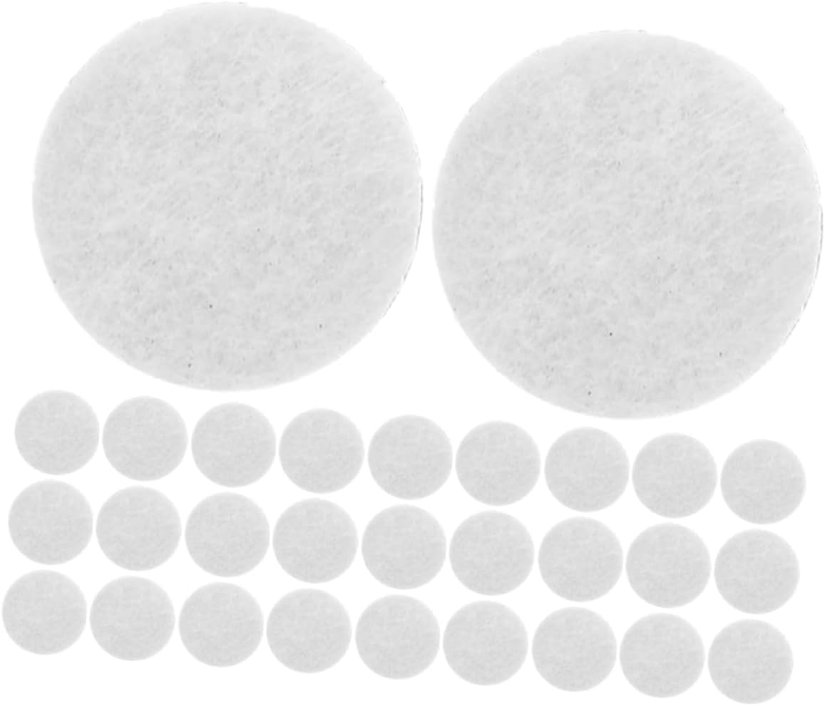 Uonlytech 2500pcs Self-Adhesive Felt Circles Dot Stickers for Clothing Shoes Bags Multi-Functional Craft Felt Dots Easy Peel Stick Application