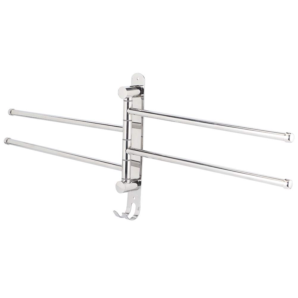 Porte-serviettes mural pliable en acier inoxydable pour éliminer l'humidité de vos draps