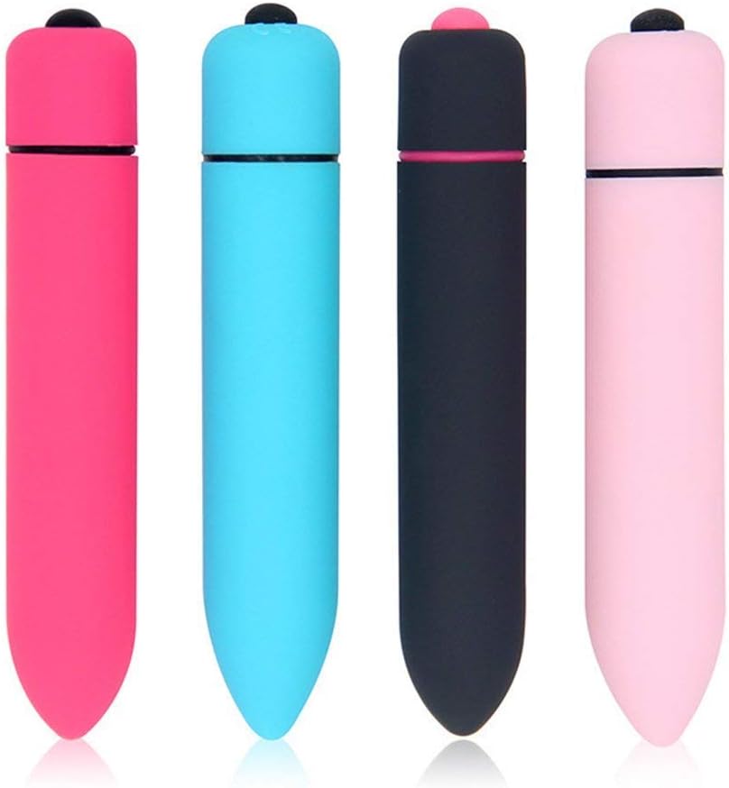 2PCS Mini Būllēt Delivers 10 Muti-Speeds Powerful V&ibrēter for Back Neck, Shoulder, Sports Recovery Toy (2 Pack, Random Color)