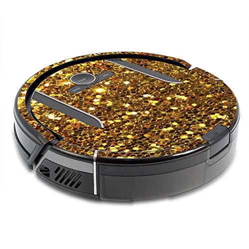 Image of MightySkins Skin Compatible with Shark Ion Robot R85 Vacuum Minimum Coverage - Gold Dazzle | Protective, Durable, and Unique Vinyl wrap Cover | Easy to Apply, Remove | Made in The USA
