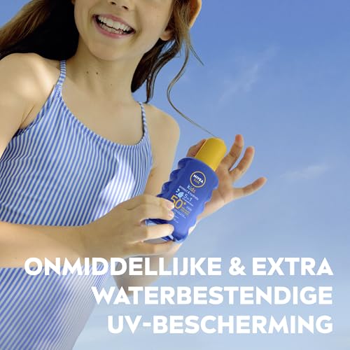 Crème Solaire Spray Enfant Corps Spf 50+ Hydratant Résistant A 'eau Sun Nivea Le Spray De 200ml - vue 4