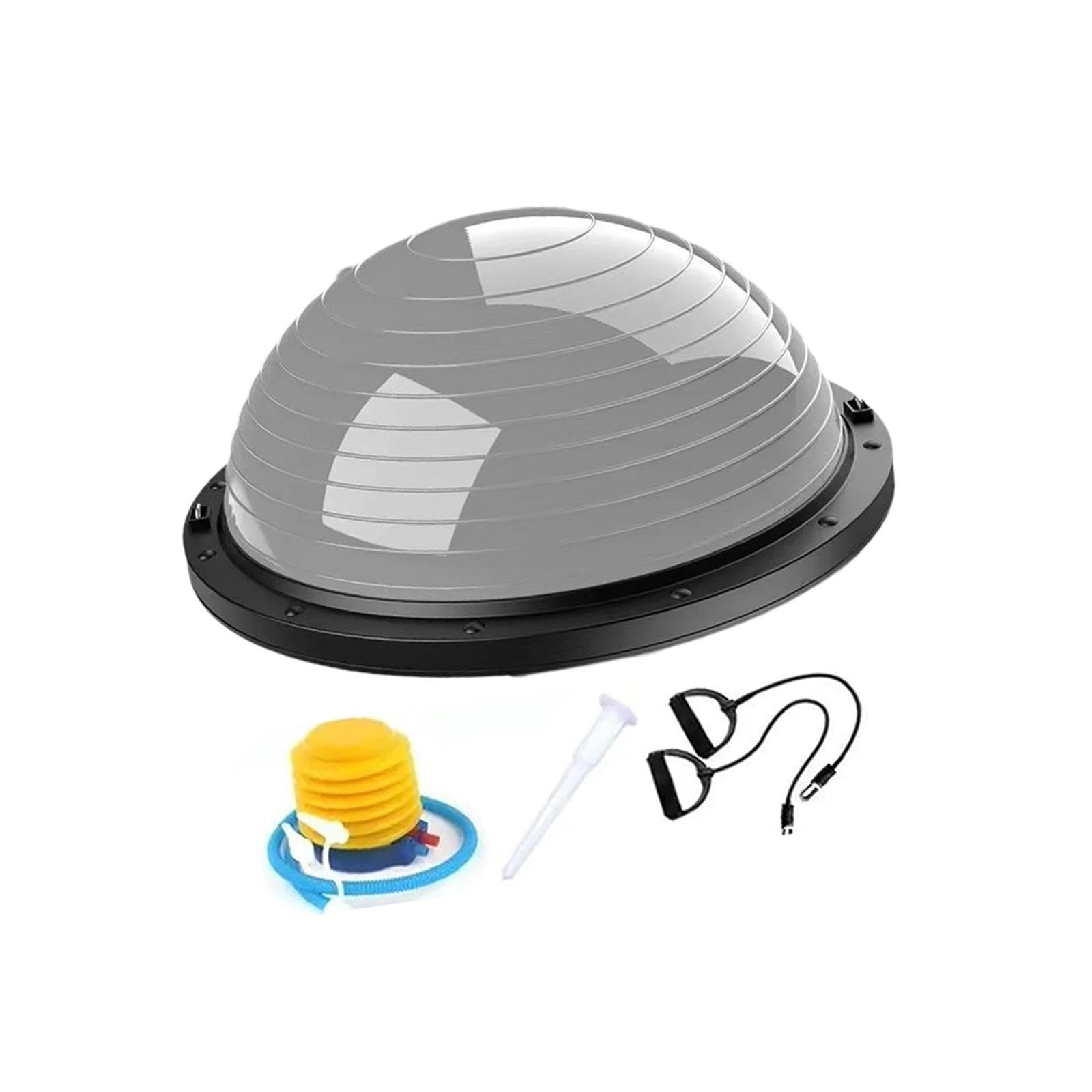 Balance Ball Yoga Ball Anti Slip Base Exercise Ball for Sports Pilates Dance Gray|Sporting Goods|Fitness Running & Yoga|Fitness Equipment & Gear|Exercise Balls-image-25