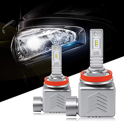 HOLOON H11 Led Headlight Bulb, 12000LM Lumileds Chips Extremely Bright H8 H9 Car