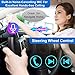 Double Din Car Stereo Radio Wireless CarPlay Wireless Android Auto, 7in Touchscreen Car Audio Receiver with Bluetooth,Rearview Camera,AM/FM, GPS Navigation,Mirror Link,Subwoofer,USB/AUX/SWC