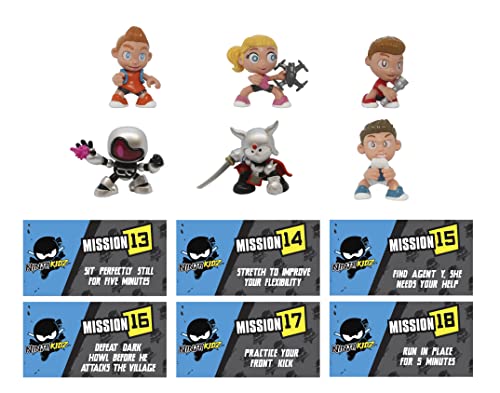 Ninja Kidz Tv Series 2 Collector Pack C | Includes 6 Ninja Action Figures And Mission Cards | Unique Removable Weapons | Great Gift & Fun Toy For Kids #TOP1