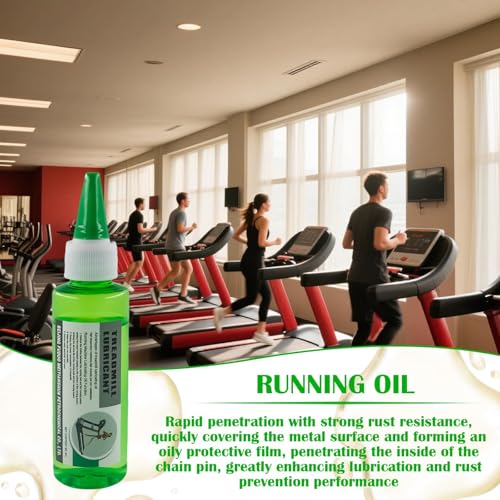 OPEIXSAYKOC Silikonöl Laufband Öl, 2 Stück 60 ml Reines Silikon Laufbänder Schmiermittel,Treadmill Laufbandöl für Fitnessstudios Laufband und Sportgeräte