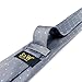 S&W SHLAX&WING Mens Tie Grey Blue Dots Neckties for Men Silk Extra Long 63 inches