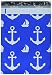 10x13 Blue Nautical Anchor & Sailboat Designer Poly Mailers Shipping Envelopes Boutique Custom Bags (100)