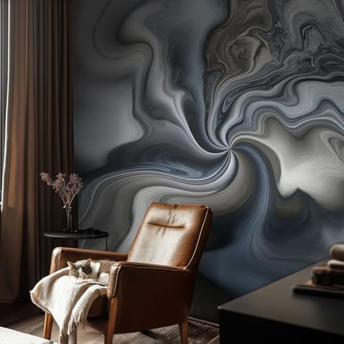 Murales vinilos de nubes arremolinadas 152x104 cm para pared 3