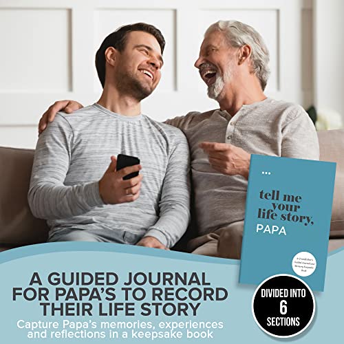 Tell Me Your Life Story, Papa: A Grandfather's Guided Journal and Memory Keepsake Book (Tell Me Your Life Story(r) Series Books) - Image 5