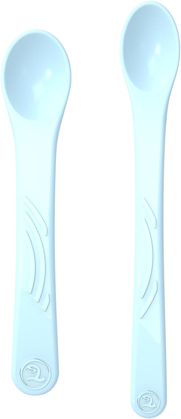 Twistshake2X Feeding Spoon Set 6+m Pastel Blue