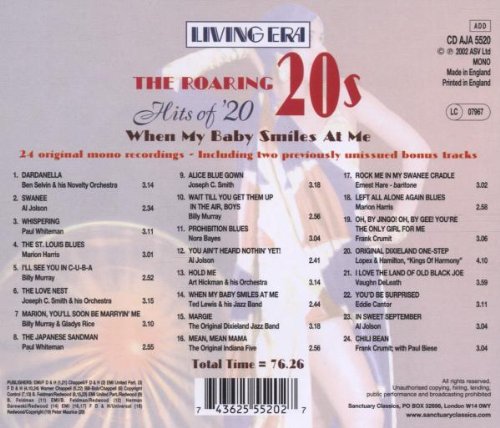 Miniatura 2 de The Roaring 20's Hits of '20 When My Baby Smiles at Me