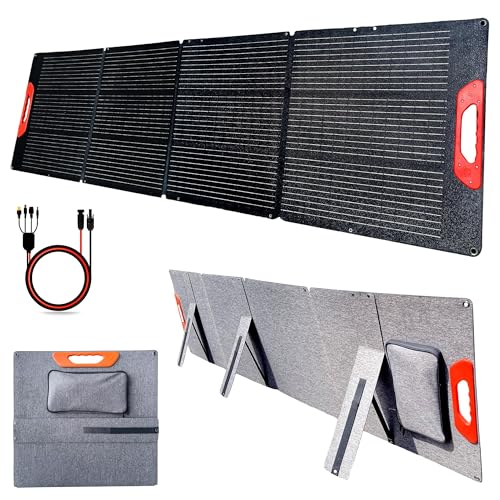Waterproof 200W Portable Solar Panel Kit USB Outputs