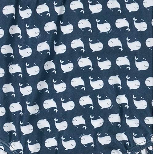 Saída de Praia Infantil Estampada Up Baby Feminino, Azul, 03