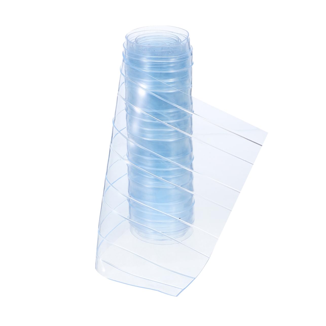 GALPADA in Pvc Trasparente Per Porta Per Cani Strisce Flessibili Per Cuccia Cane Esterno Barriera Anti Corrente D'Aria Facile Da Tagliare E Installare 80.56 X 7.09 in
